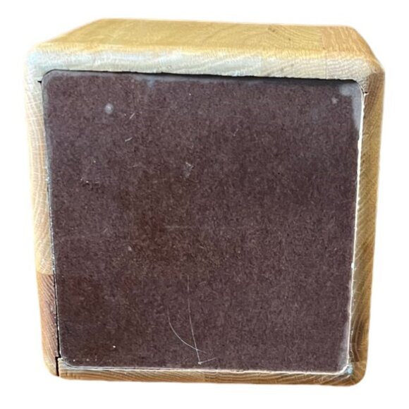 Vintage Butcher Block Ice Bucket - Picture 10 of 12